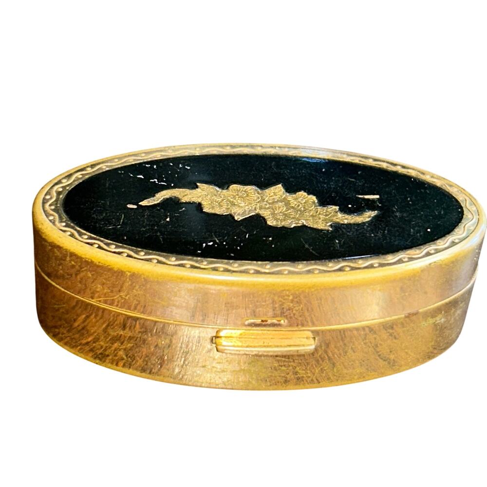 Vintage Max Factor Lipstick Case /W Mirror Compact Made in England